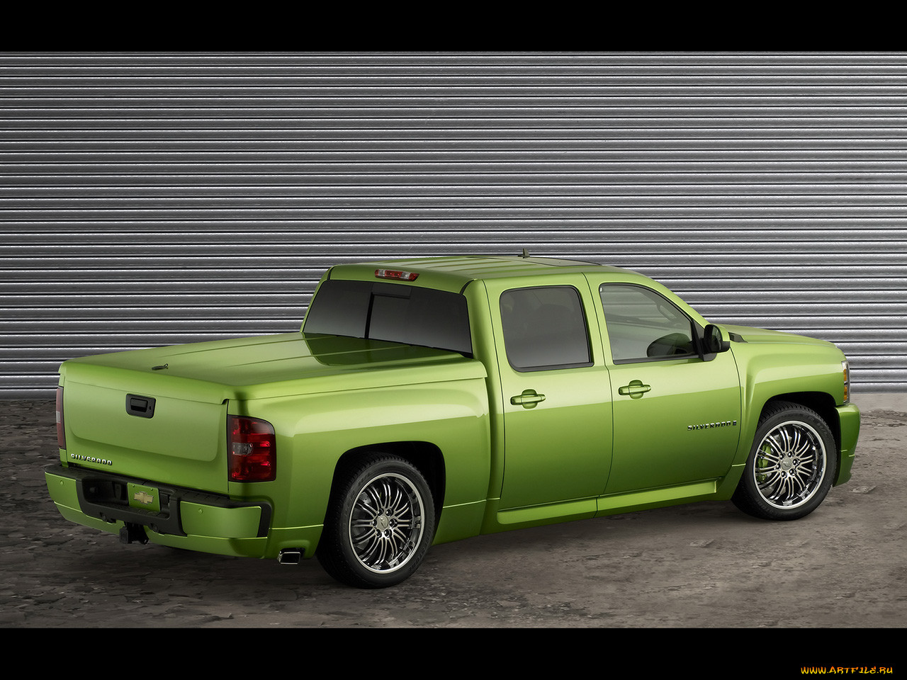 2007, chevrolet, silverado, rally, sport, , custom, pick, up